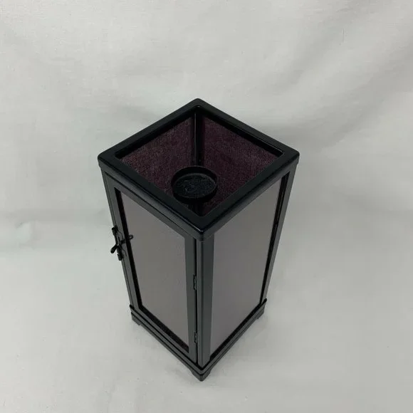 PartyLite - Purple Zen Tealight Holder (10" tall) Lantern - Picture 2 of 10